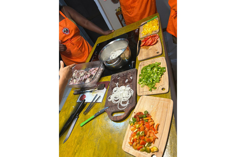 سلفادور: 9-وصفة دروس الطبخ الخمرية مع زيارة السوقدروس الطبخ في وقت العشاء بدون جولة في السوق