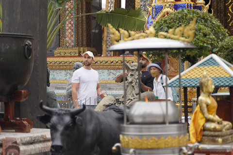 Bangkok: Grand Palace, Wat Pho, Train & Floating Market Tour