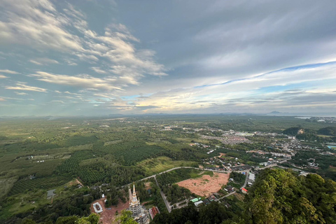 Krabi : Visite du temple de la grotte du tigre au coucher du soleil