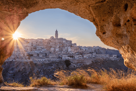From Bari: Excursion to Matera by Bus Matera Tour: DEPARTURE at 12:40 PM with Guides