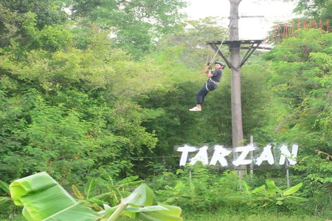 Pattaya Rainforest Zipline Rope Suspension Bridge Adventure