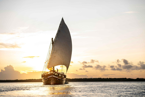 Zanzibar: Nungwi and Kendwa Sunset Dhow Cruise with Pickup