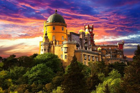 Sintra tour Pena Palace, Moorish, Regaleira & Cabo da Roca Small Group Tour