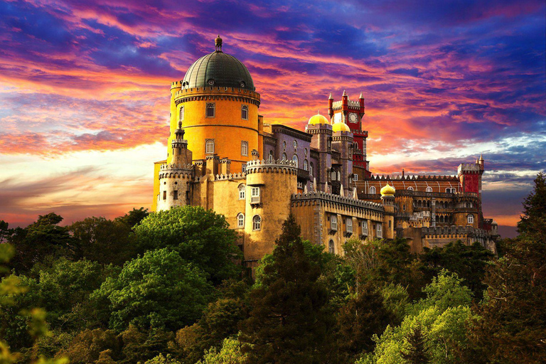 Sintra tour Pena Palace, Moorish, Regaleira & Cabo da Roca Small Group Tour