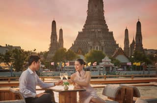 Bangkok: Okura Cruise – Luxuriöse japanische Dinner-Bootsfahrt