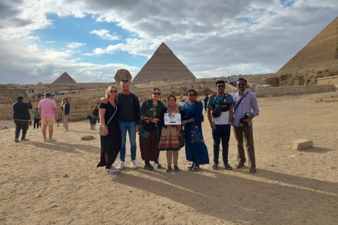 All-inclusive-Trip Pyramiden, Sphinx, Kamelreiten & MuseumPrivate Tour ohne Eintrittsgelder
