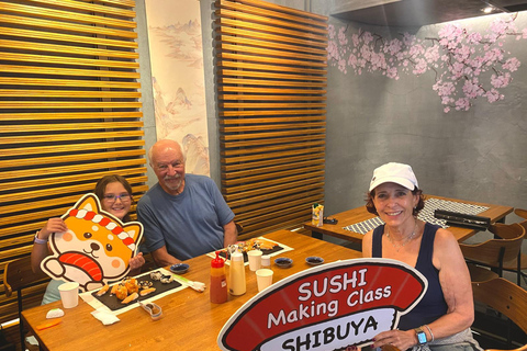 شيبويا طوكيو: دورة تحضير السوشي (نباتي/حلال)قائمة السوشي العادية (خالية من الغلوتين *تشمل الأسماك)