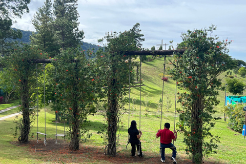 Boquete: Mountain Park with 40m Donut Slide & Volcano Views