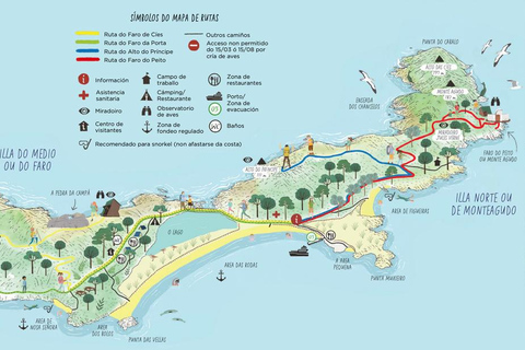 From Santiago: Day Excursion to Cies Islands with Ferry Ride