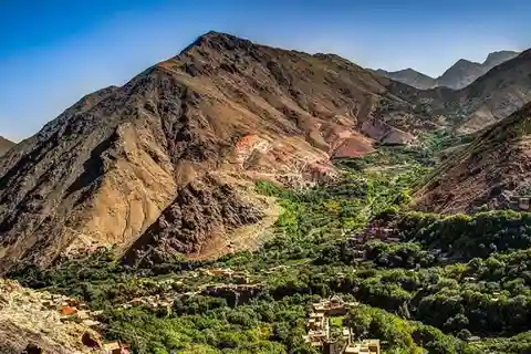 Visite d'une demi-journée de Marrakech aux montagnes de l'Atlas et à Imlil