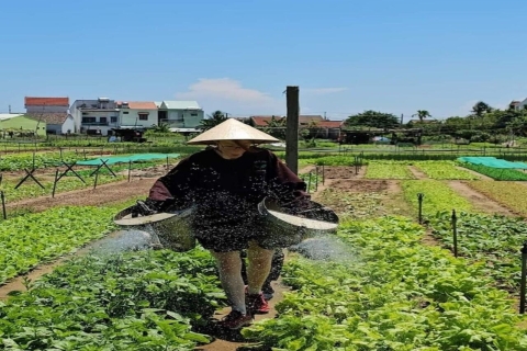 Agricultura - Mercado local - Clase de cocina en Tra Que Vegetable