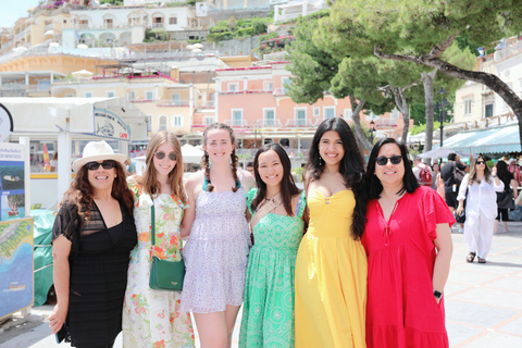 Viagem de 1 dia a Positano-Amalfi e Pompéia em um passeio de luxo saindo de Roma