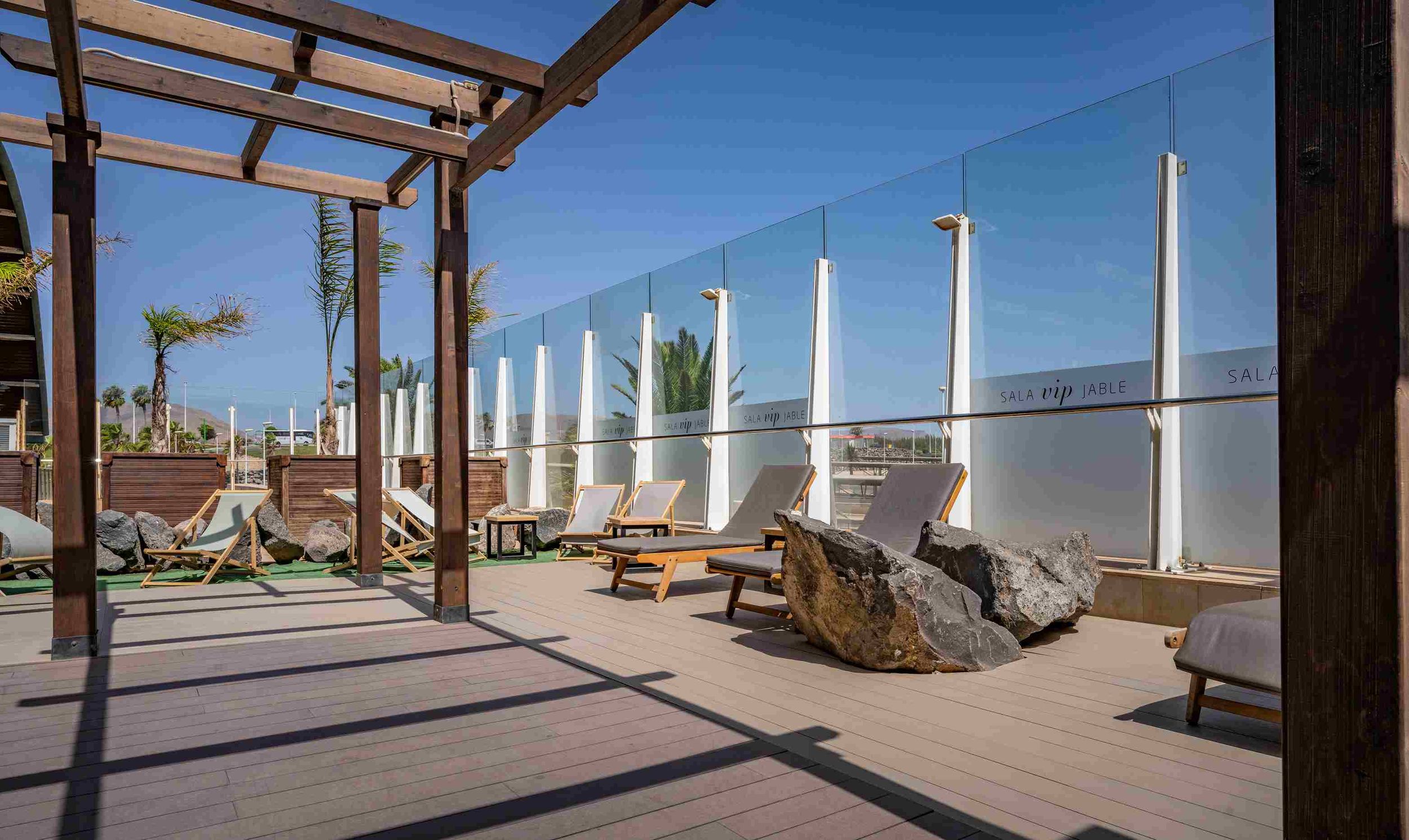 FUE Puerto del Rosario: Sala Lounge am Flughafen Fuerteventura