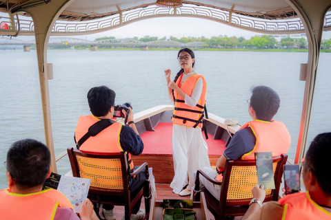 Hue: Perfume River & Hidden Canals Electric Boat Cruise Evening Perfume River Cruise