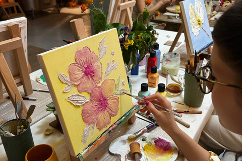 Antalya Relief Technique Canvas Painting Workshop 3D Texture