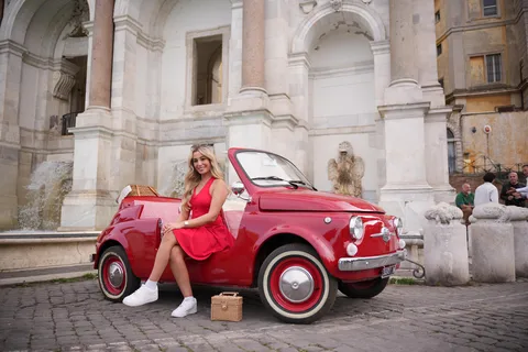Roma într-un Fiat Jolly: Plimbare de epocă exclusivă și tur foto
