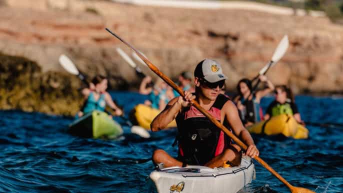 Cala Codolar: Guided Sea Kayaking and Snorkeling Tour