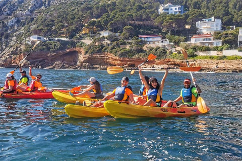 Dénia: Excursión en kayak por la Cova Tallada