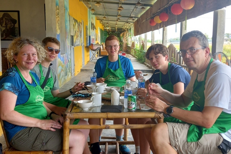 Hue : Visite du pont Thanh Toan en moto avec cours de cuisine