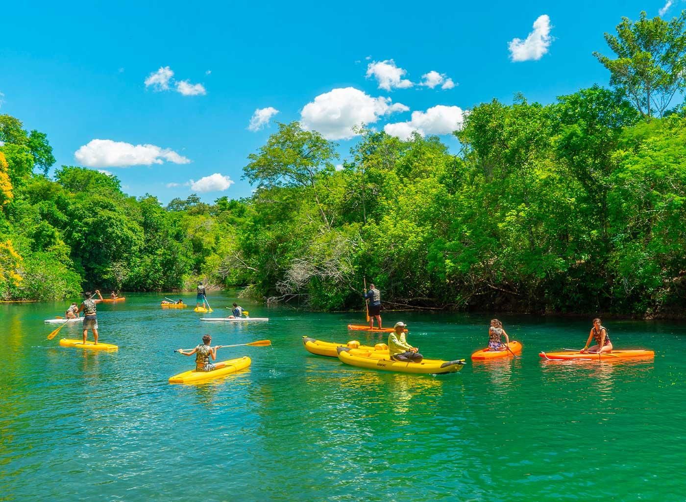 Eco-Park-Pass: Boia Cross und Stand-Up-Paddling auf dem Fluss Formoso