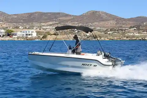 Paros: Full-Day New Modern Boat Rental with Self-Driving