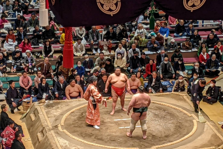 Tokyo: Sumo Tour with Match Entry Ticket C-class seat