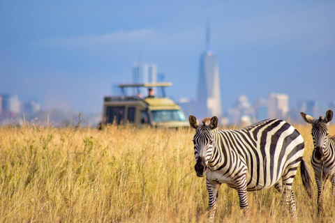 Game drive in Nairobi National Park met gratis halen en brengen