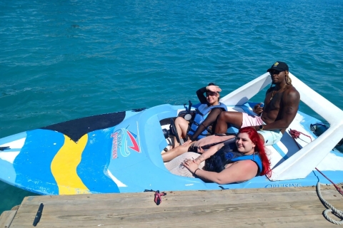 Nassau : Excursion en bateau rapide et en VTT + Déjeuner libreLocation de 1 heure de Jetski et de 4 heures de VTT