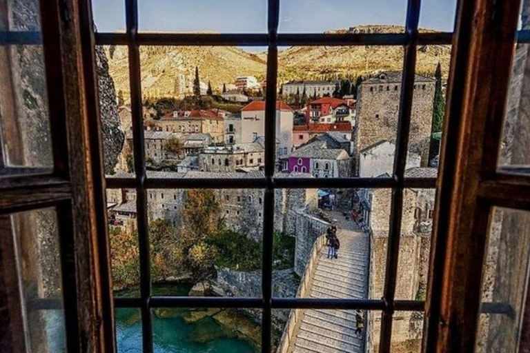From Sarajevo: Mostar, Blagaj, Waterfalls, Pocitelj & Konjic Tour in English Without Entry Fees