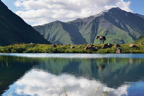 Tour di Kazbegi con una fantastica vista sulle montagne del Caucaso