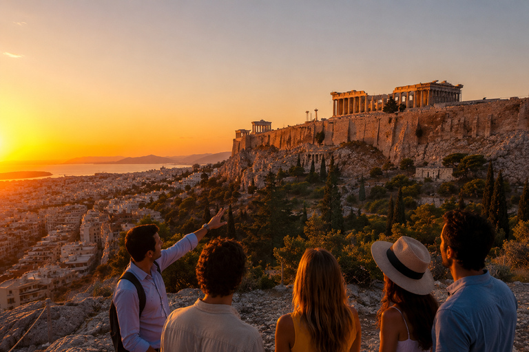 Top-rated Last Access Acropolis & Parthenon Sunset Tour Sunset Tour with Admission Ticket - Spanish