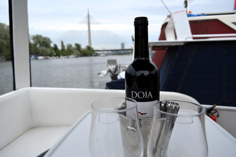 Belgrade: PRIVATE Luxury Boat Cruise on 2 Rivers 2 HOURS Private luxury boat day cruise + FREE DRINKS