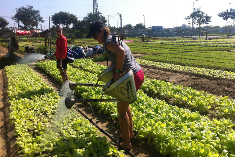 Hoi An: Excursión a la aldea de Tra Que y Clase de Fabricación de Linternas