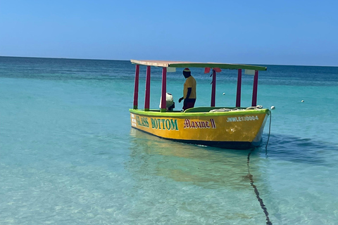 Passeio de barco em Negril 7 Miles Beach e Booby Cay saindo de Montego Bay