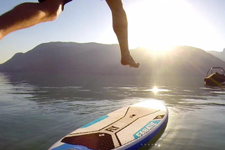 Annecy: Stand-up-Paddle-Verleih am Lac d’Annecy ab Sévrier