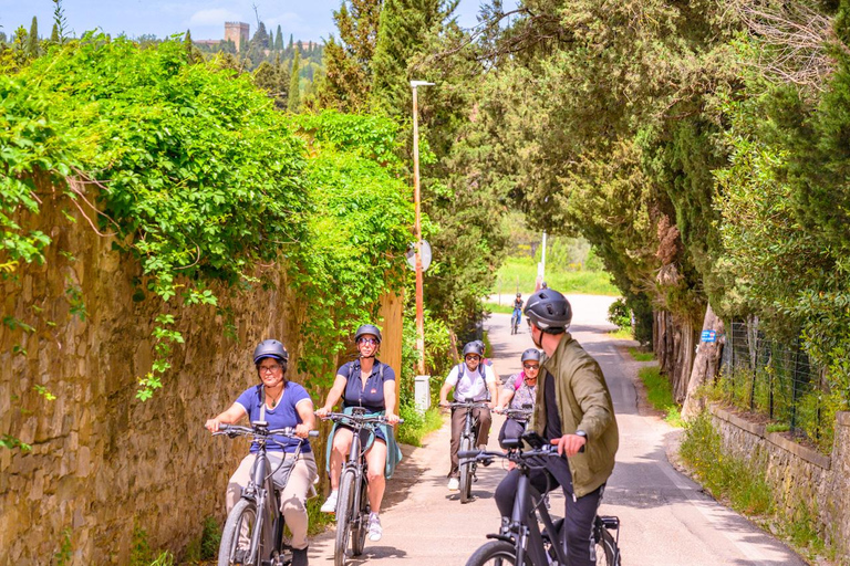 Florença: Fiesole E-Bike Tour com prova de azeite