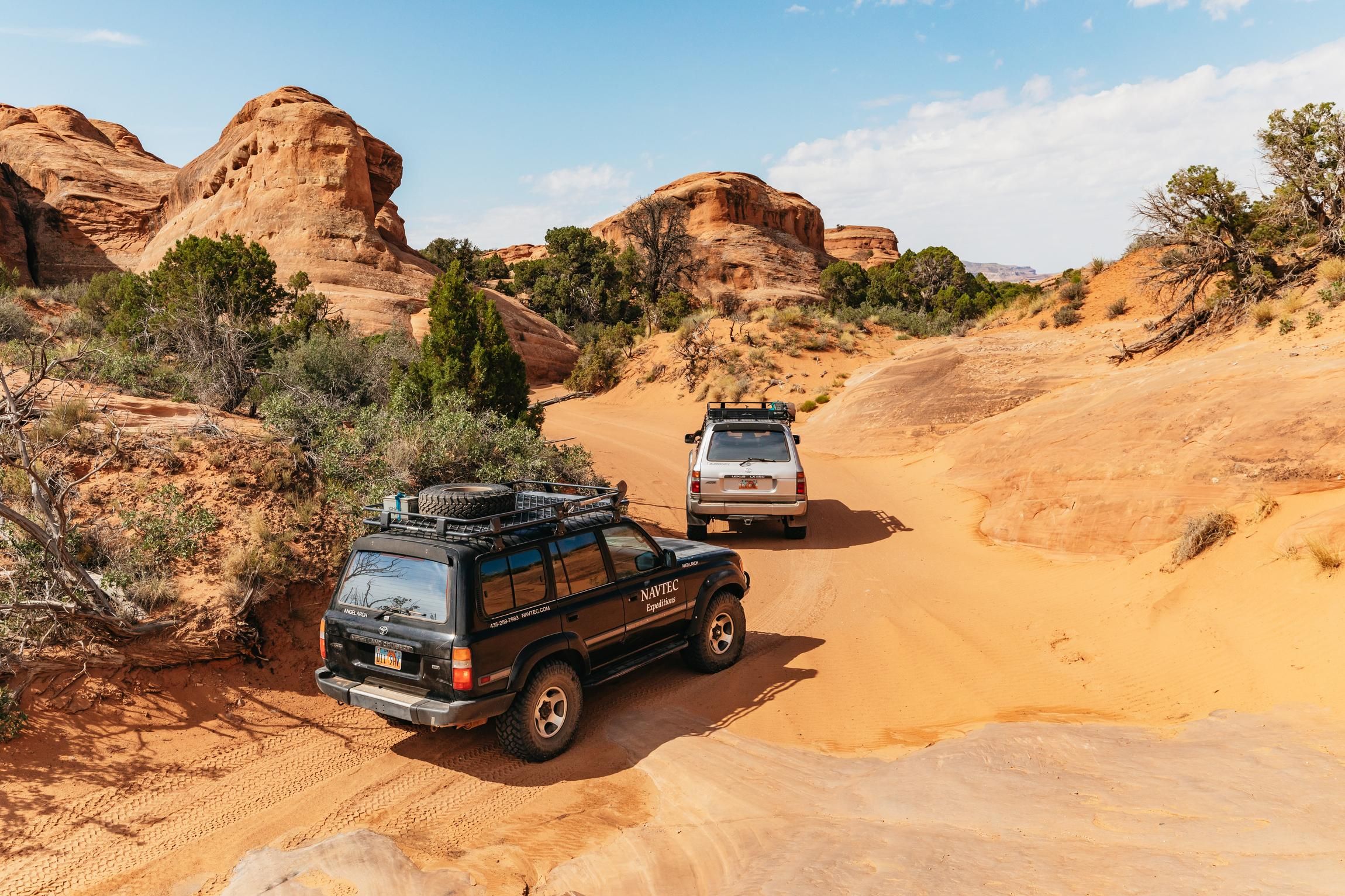 Von Moab aus: Halbtägige Arches National Park 4x4 Driving Tour