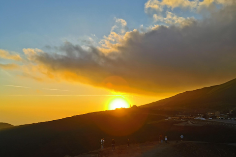 Etna at sunset