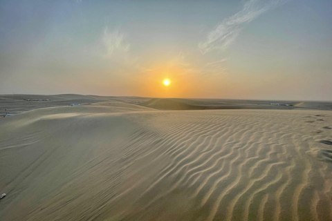 Doha : safari privé dans le désert avec observation des étoiles et mer intérieure