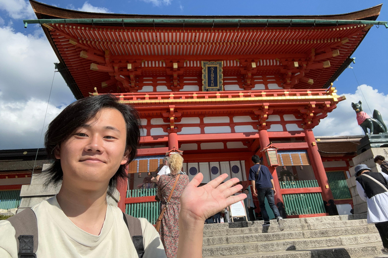 Kyoto: vandring Inari Shrine guidad vandring med lokal guide