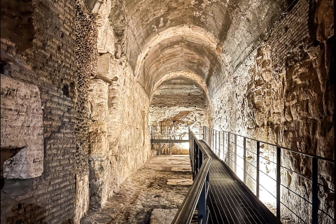 Rome: Colosseum by Night met Underground & Arena Floor Tour