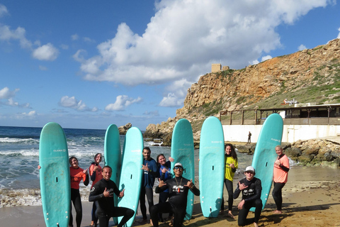 Malta Surfschool, beginnerslessen surfen