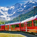 Da Milano: tour del Bernina Red Train e di St. Moritz
