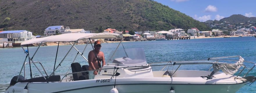 Saint-Martin : Excursion privée en bateau avec capitaine