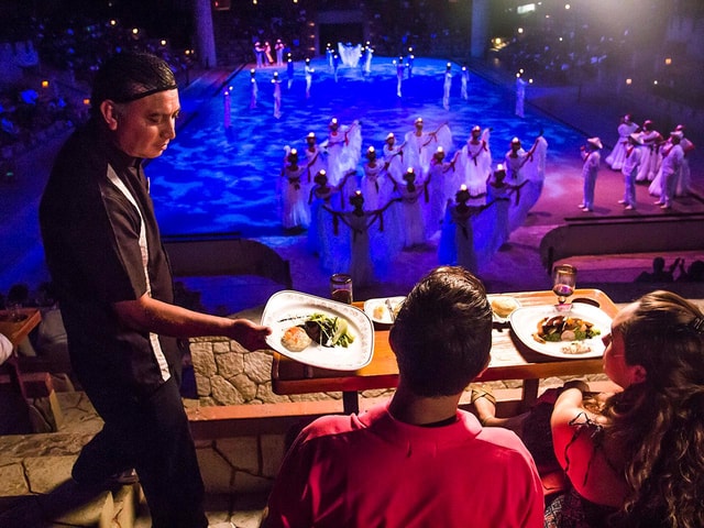 Check out the Night Show at Xcaret Park
