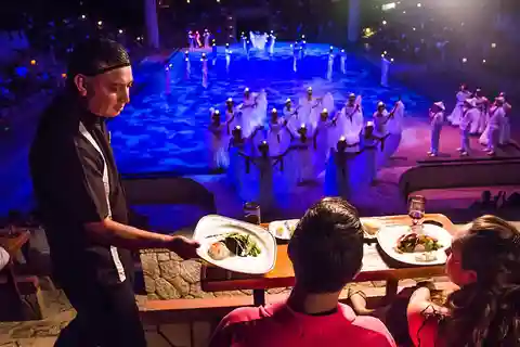 Entrance to the Night Show at Xcaret Park