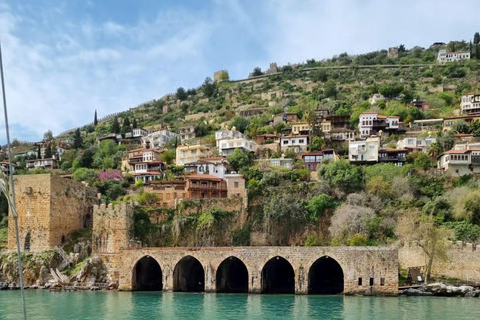 From Side or Alanya: Sunset Boat Cruise and Cable Car Tour From Side: Sunset Boat Cruise and Cable Car Tour