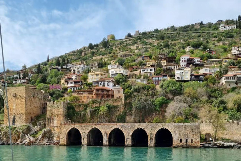 From Side or Alanya: Sunset Boat Cruise and Cable Car Tour From Side: Sunset Boat Cruise and Cable Car Tour