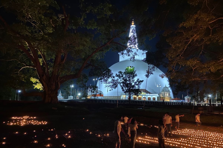 Golden Hour at Mihintale & Illuminated Anuradhapura Night