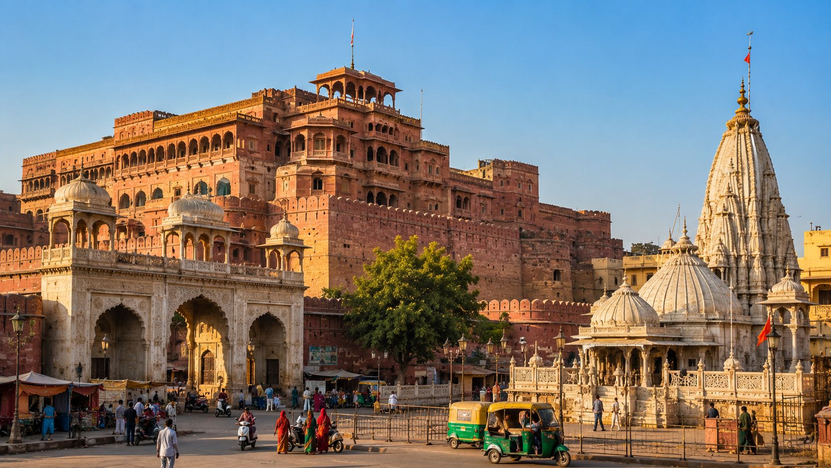 Bikaner Ganztägige Besichtigung mit Junagarh Fort & Tempeln